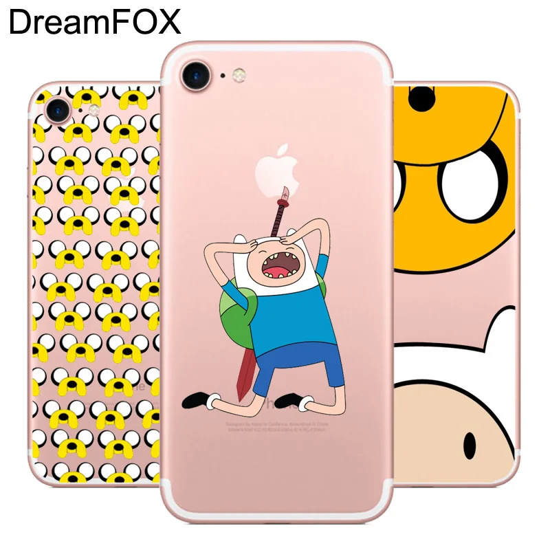 DREAMFOX L501 Adventure Time Мягкий ТПУ силиконовый чехол для Apple iPhone 11 Pro XR XS Max 8X7 6 6S Plus 5 5S SE 5C 4 4S