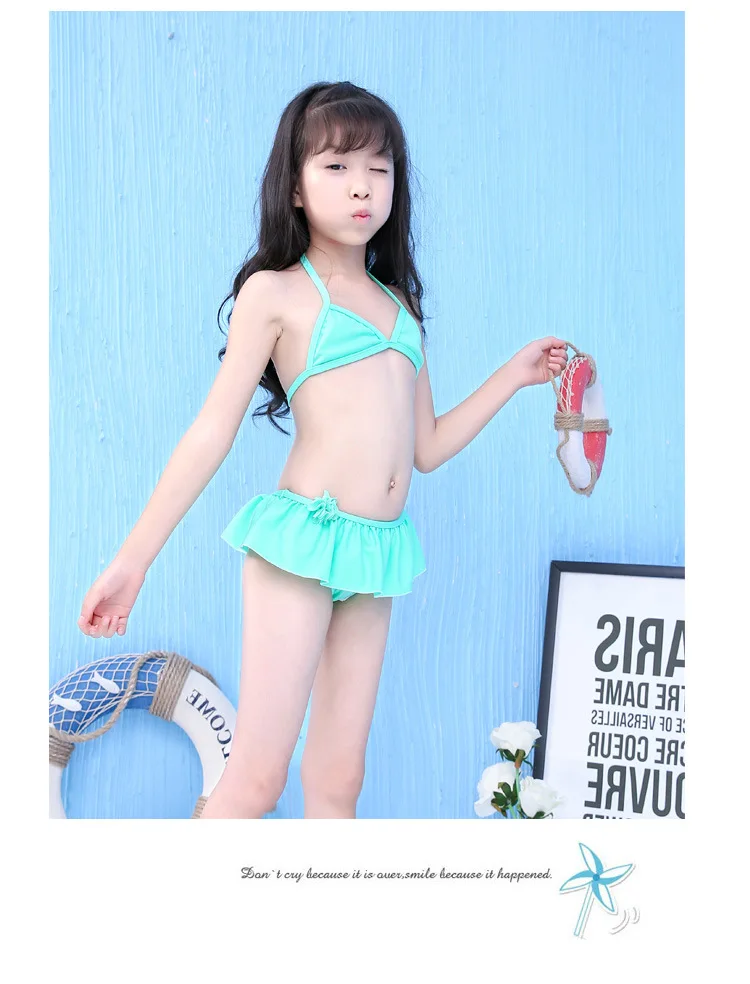 Милый купальник для маленьких девочек; купальный костюм для детей; купальный костюм с оборками; детский купальник; бикини для малышей