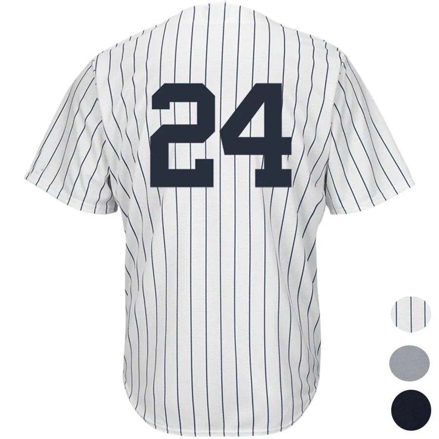 

Men's New York 24 Gary Sanchez Baseball jersey (Navy White Gray) Cool Player Stitched Jersey Free Shipping