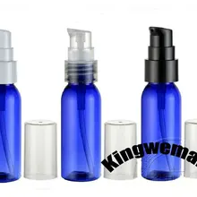 500 шт/партия 30 мл пластиковая бутылка, синий ПЭТ+ ПП бутылка эмульсия переупаковочная бутылка LW-D-30L