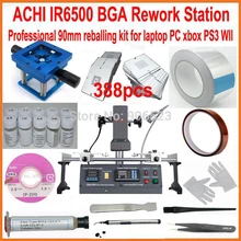 Горячая распродажа! ACHI IR6500 ИК 6500 ремонтом BGA паяльная машина паяльная станция Обновление от IR6000 IR9000+ 388 шт. 90 мм трафареты