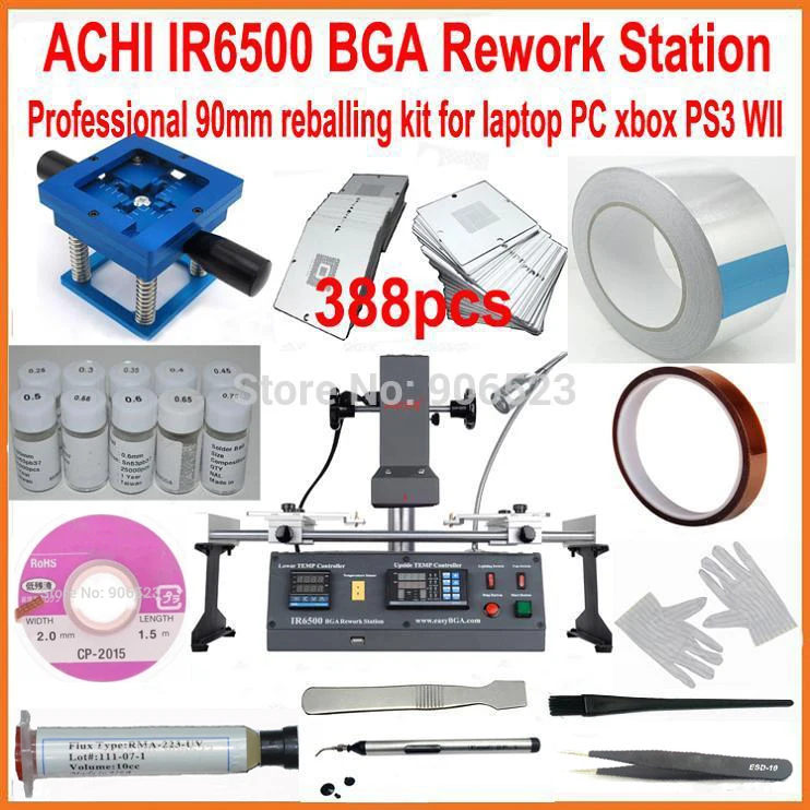 13 pcs XBOX 360 PS3 PS4 Stencils templates 90mm BGA Rework Reballing Station