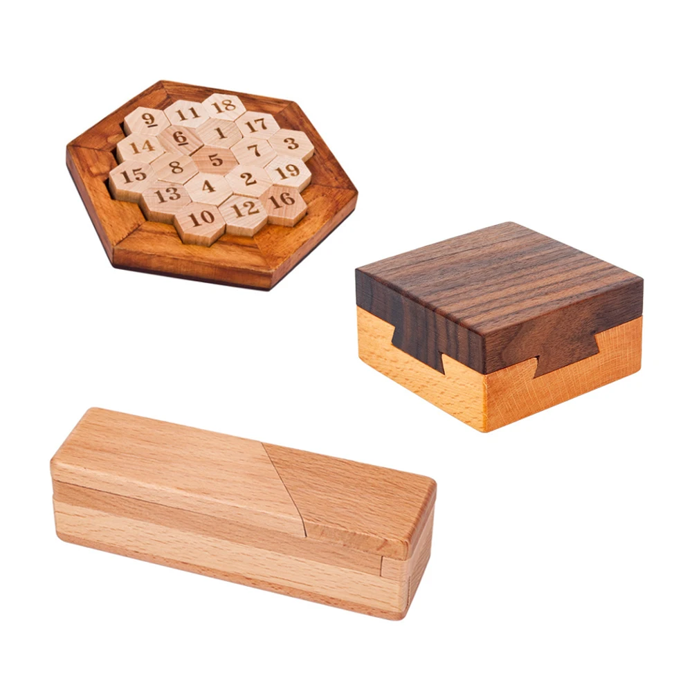

IQ Brain Teaser Mysterious treasure box Puzzles Game Toy For Adults Kids Anti-Stress Reliever Toys E22
