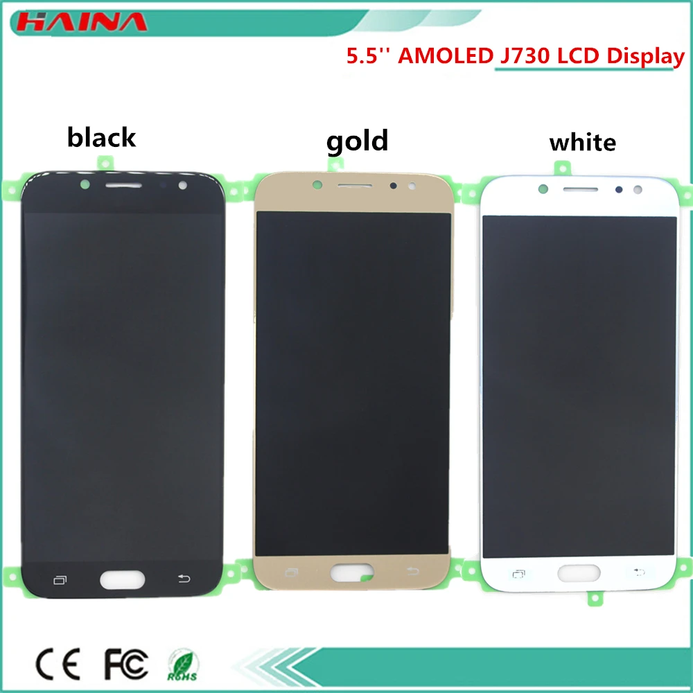 

TFT J730 LCD For Samsung Galaxy J7 Pro 2017 J730 J730F Phone LCD Display with Touch Screen Digitizer Assembly Sensor Replacement