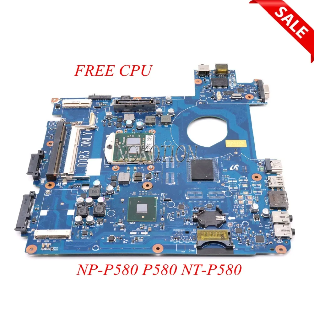 NOKOTION BA92-06475A BA92-06475B laptop motherboard For samsung NP-P580 P580 NT-P580 HD GMA HM55 DDR3 FREE CPU Main board NOKOTION BA92-06475A BA92-06475B laptop motherboard For samsung NP-P580 P580 NT-P580 HD GMA HM55 DDR3 FREE CPU Main board
