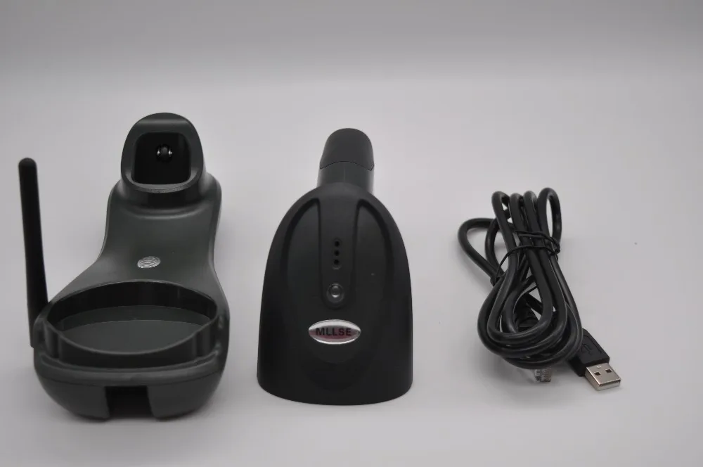 Scanner de Código de Barras de Longa Distância sem Fio Scanner de Código de Barras Leitor com Estação de Carregamento Cmos Handheld Ip52 433 Mhz 2d 5 Cheap Scanners