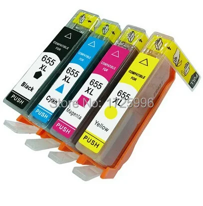 

free shipping ink cartridges for hp 655 ink cartridge with chip for hp Deskjet Ink Advantage 3525/4615/4625/5525/6520/6525