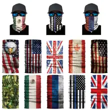 Модные аксессуары с национальным флагом серии шеи гетры Балаклава активный отдых Бандана с изображением масок для лица повязка на голову