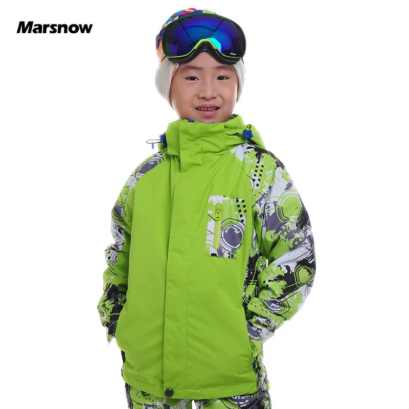 30 Degree Marsnow Brand Winter Outdoor Children Ski Snowboard Cold Warm Windproof Waterproof Ski