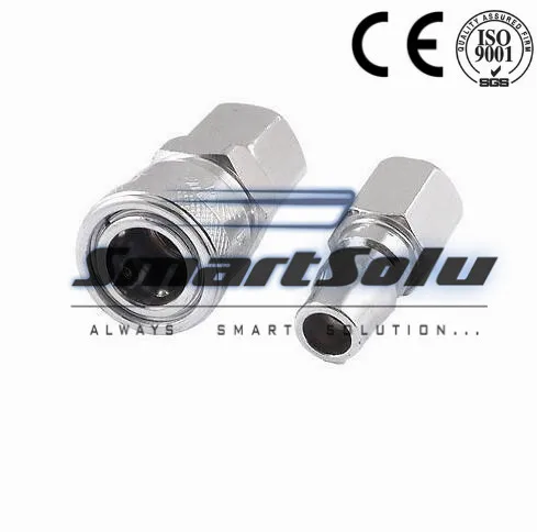 

Free shipping 3pcs 1/4" PT Female Threaded Pneumatic Quick Coupler Joint Connector Adapter