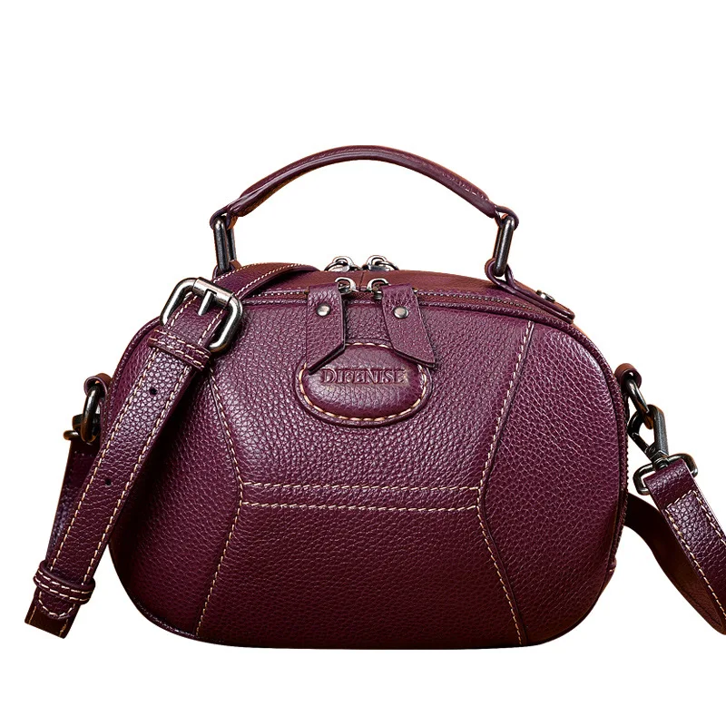

Leather Bagsfor Women 2018 New Fashion Korean Women's Handbag Trendy Oblique Satchel Single Shoulder Bag Head Layer Cowhide