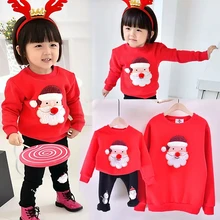 Family Matching Clothes 2017 Christmas Sweater Dress For Father Mother Son Daughter Baby Mon Dad Outfits Hoodies Family Look