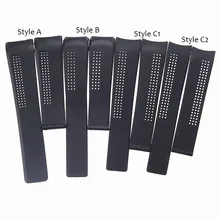 20 мм/22 мм/24 мм черный силиконовый для часов Ремешок для rolex часы Каррера калибра 16 серии спортивный водонепроницаемый ремешок браслет