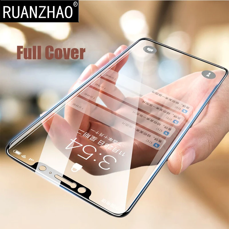RUANZHAO закаленное стекло для Samsung A8Plus Защитная пленка экрана Galaxy A8 2018 J8 стеклянная