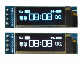 

0.91 inch I2C OLED module 12832 SSD1306 controller display screen with PCB base board 4PIN