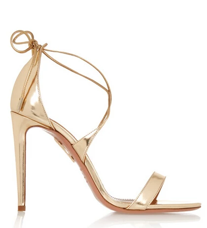 simple gold heels
