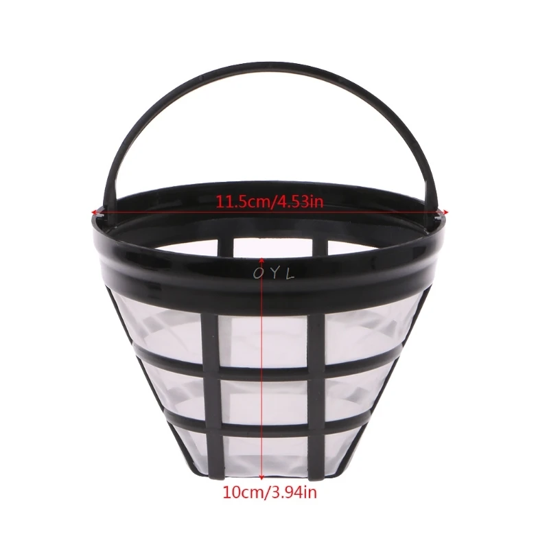 Coffee Filter Reusable Refillable Basket Cup Style Brewer Tool Replacement for Coffe Machine coffee adapter parts