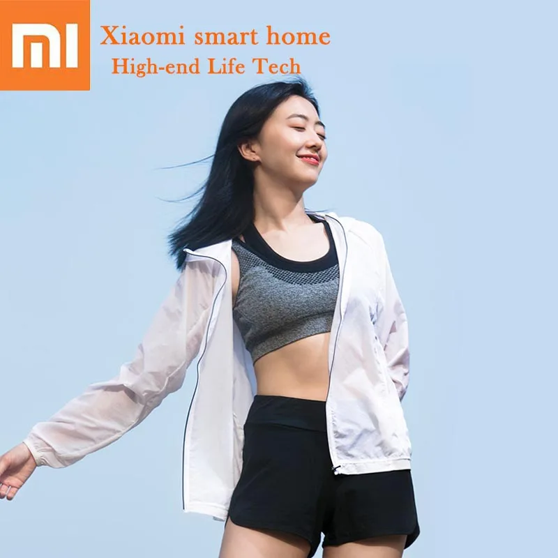 

Xiaoimi Mijia Lightweight Hooded Sun Protection Clothes Anti-UV Splicing Mesh Cool Breathable Summer Sunscreen Coat For Women