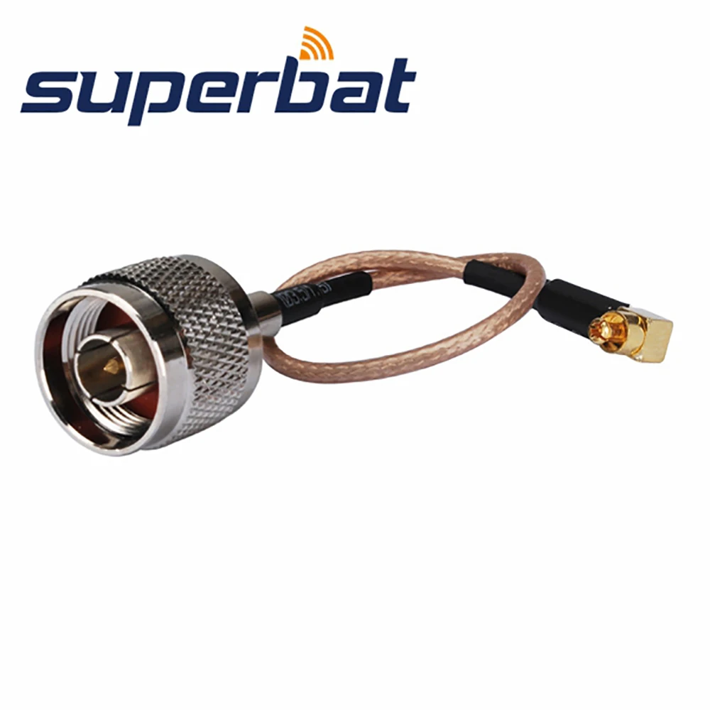 Superbat N штепсельная вилка к mc карточному разъему правый угол кабель Pigtail RG316 15 см