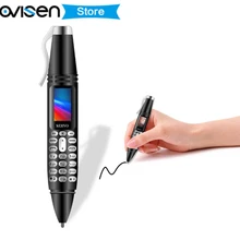 Мини ручка мобильный телефон SERVO K07 0,9" крошечный экран двойная SIM GSM камера Фонарик Bluetooth Dialer запись ручка мобильный телефон