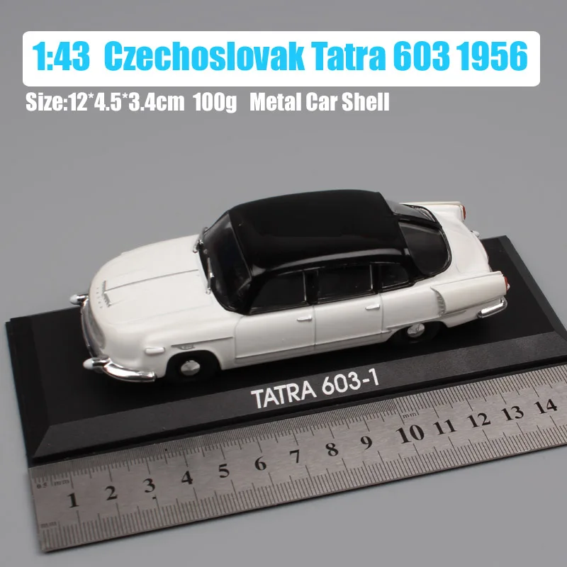 DeAgostini 1/43 масштаб классические старые чешские чехословские Татры 603 1956 Роскошные Металлические автомобили литье под давлением и модели автомобилей игрушки Авто подарки - Цвет: Tatra 603 1956