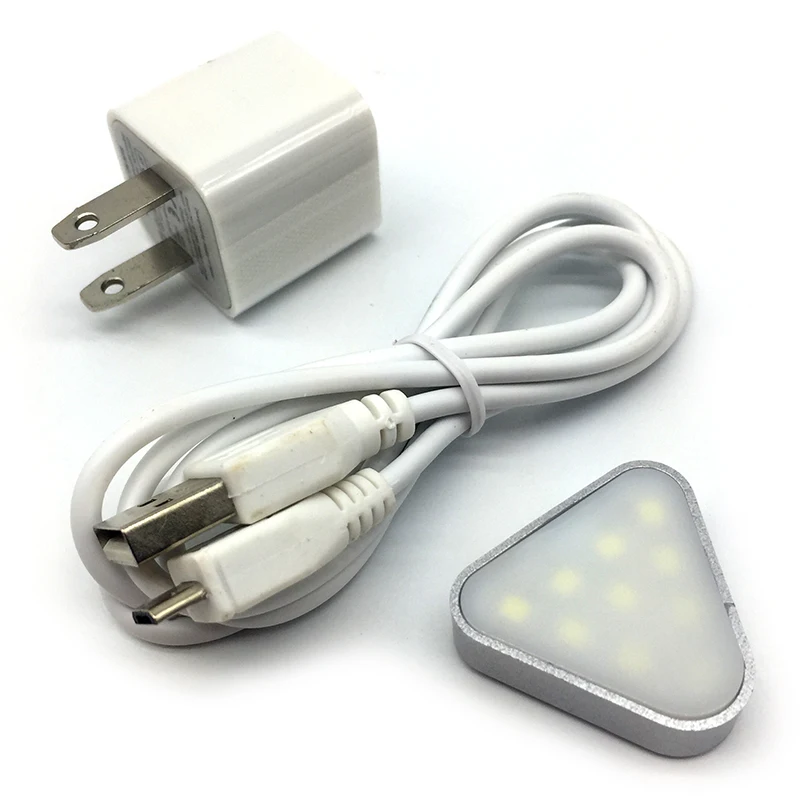 

USB Rechargeable LED Light Lighting Bottom Light Lamp Source for Biological Microscope Stereo Microscope with 10pcs LED Lamps