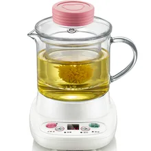 Горшок для здоровья, автоматически утолщенное стекло, многофункциональная Мини электрическая чашка, цветочный офисный чайник