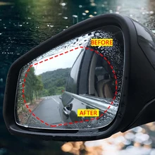 

2PCS/Set Anti Fog Rainproof Car Rearview Mirror Protective Film Waterproof Rainproof Car Sticker