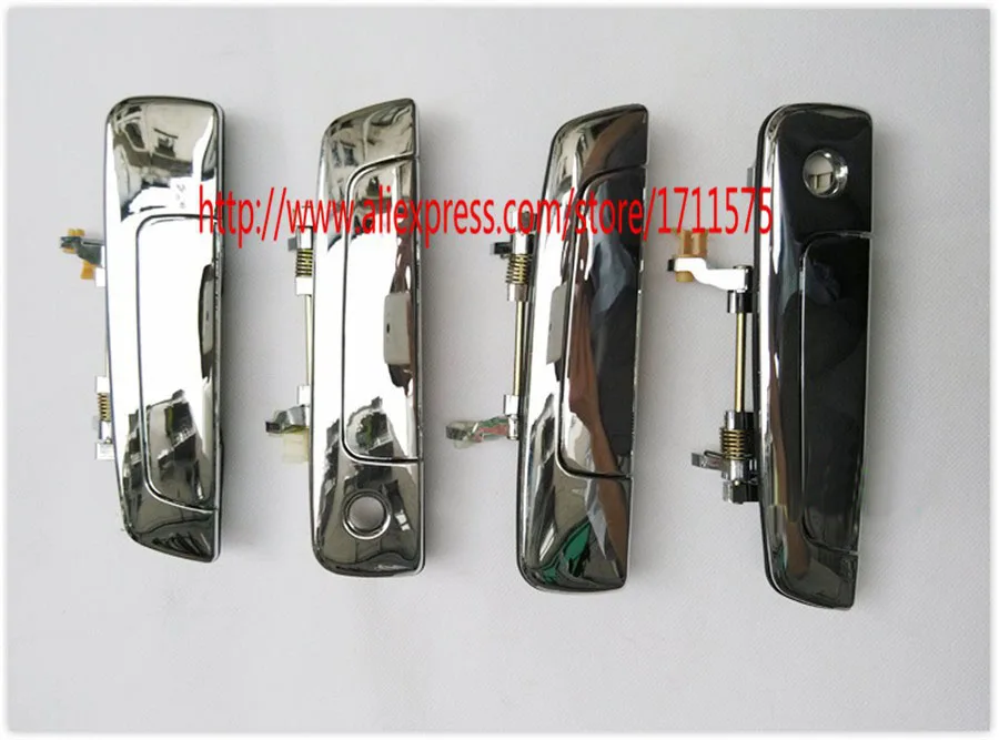 

A Set/4PCS Hot Outerside Door Handle Iron Silvery COLOER Genuine for Mitsubishi Pajero IO Cheetah H77 /CFA6400