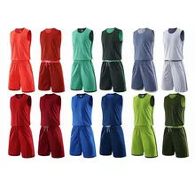 Двусторонний баскетбольный комплект для мужчин и женщин, комплекты униформы, спортивная одежда, двухсторонние баскетбольные майки, тренировочные костюмы, XXS-6XL