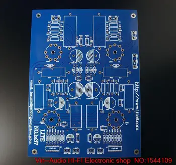 

1PCS VIN LS37 tube phono amplification MM/MC Dual output discharge PCB empty plate FREE SHIPPING