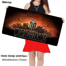 Mairuige World of Tanks большой 900*400 запирающийся край клавиатуры коврик игровой коврик для мыши Настольный коврик для Cs Go DOTA2 подарок