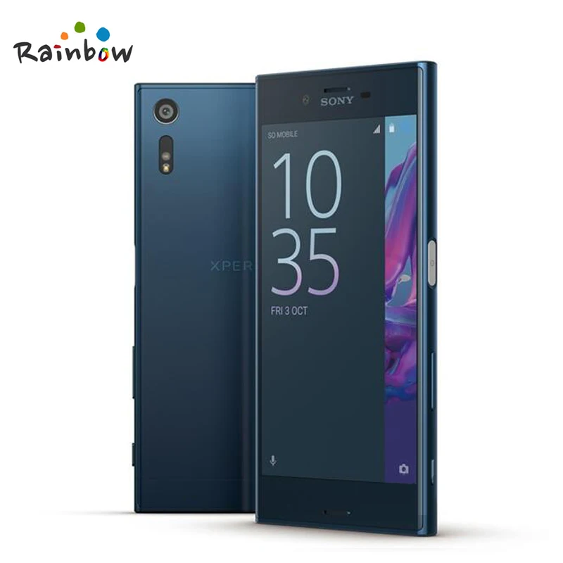 Разблокированный sony Xperia XZ F8331 GSM 4G LTE ram 3GB rom 32GB quad core Android 5," 23MP отпечаток пальца gps wifi 2900mAh