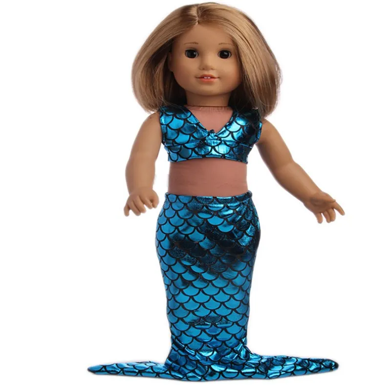 Born Baby Doll Одежда подходит 18 дюймов 40-43 см кукла Русалка Одежда Аксессуары для ребенка подарок на день рождения - Цвет: Q-50