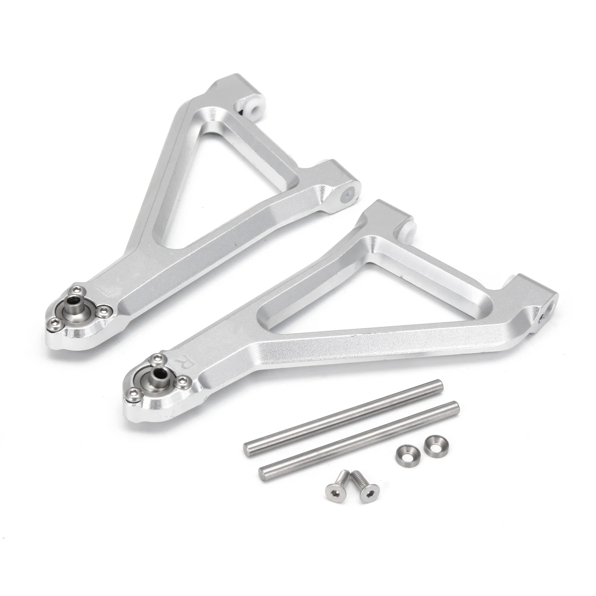 

1pair Silver Aluminum Alloy Upper Suspension Arms With Screw Upgrade Parts For Traxxas Unlimited Desert Racer UDR CNC Alloy Part