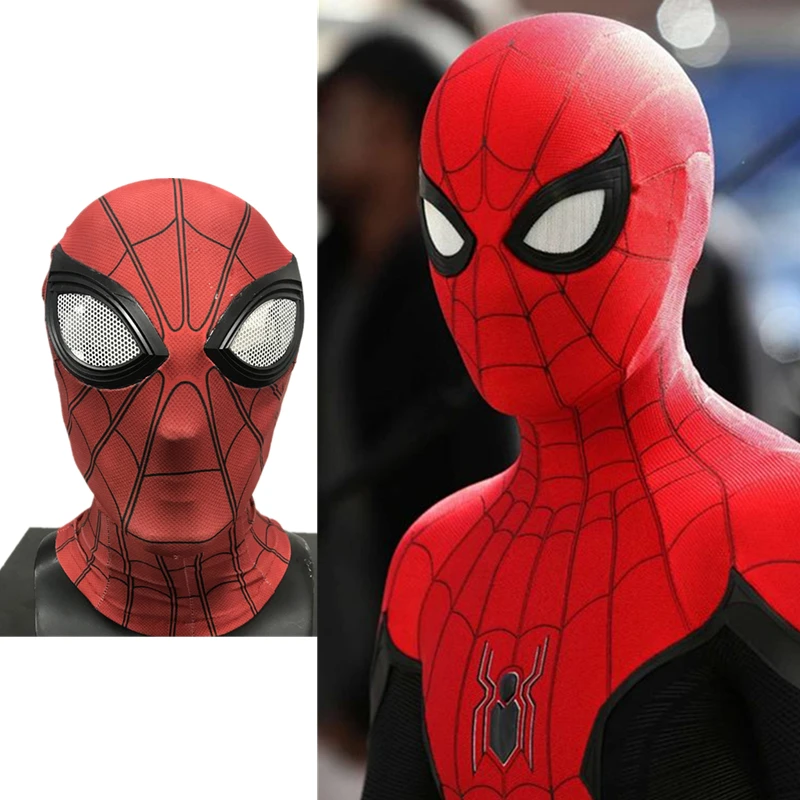 

Spider-Man Elastic Mask Marvel Film Spider-Man: Far From Home Super Hero Periphery Cosplay Prop Halloween Mask Headgear