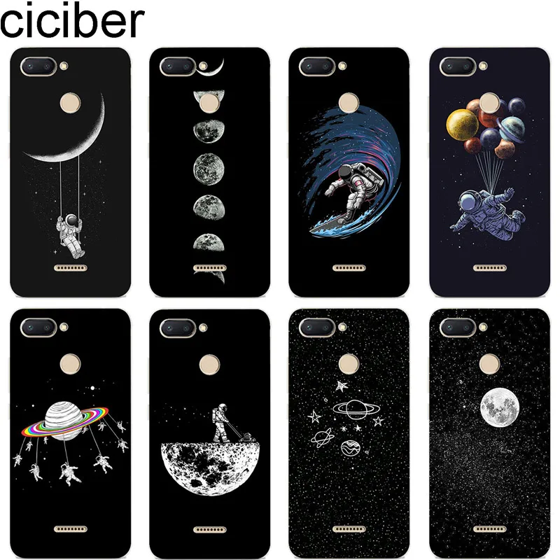 

ciciber Moon Phone Case for Xiaomi MIX MAX 3 2 1 S Pro Soft TPU for Xiaomi MI A2 A1 8 9 6 5 X 5C 5S Plus Lite SE Poco F1 Fundas