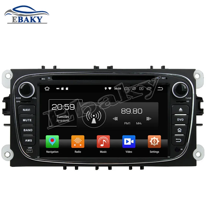 Excellent NaviTopia 4GB RAM 64GB ROM Octa Core Android 9.0 Car DVD Player For Ford Mondeo(2007-2010) Tourneo Connect/Transit Connect/S-max 9