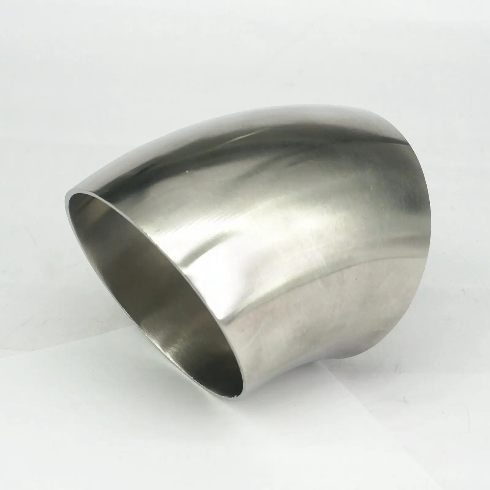 

89mm 3.5" O/D 304 Stainless Steel Sanitary Weld 45 Degree Elbow Pipe Fitting