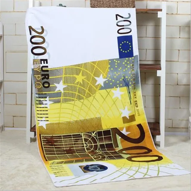 70*140 cm imprimé microfibre euro adultes serviette ron bath beach