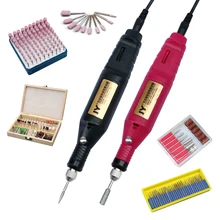 Мини-шлифовальная машина, Электрический Роторный инструмент с переменной скоростью для сверления, шлифовки, гравировки, маникюр с полировкой, обрезки, измельчители, мини-дрель