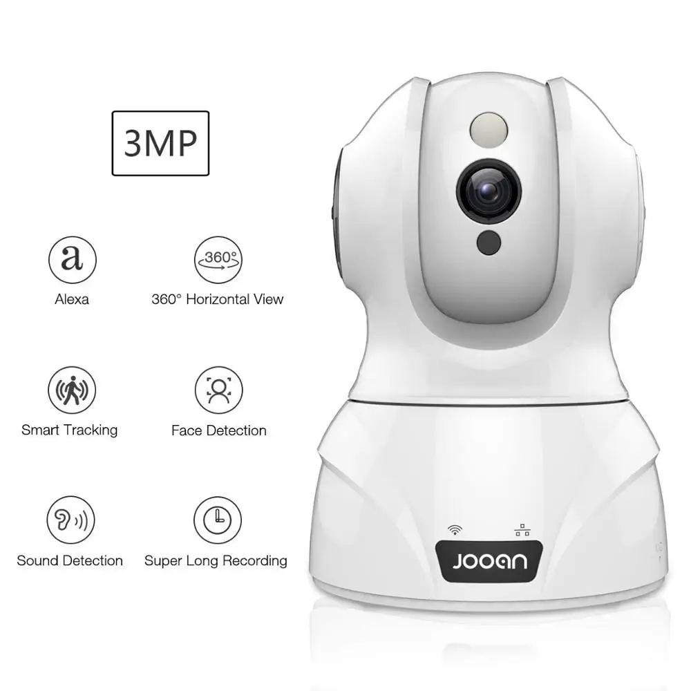 JOOAN 3MP облачная Беспроводная ip камера интеллектуальное слежение за человеком с