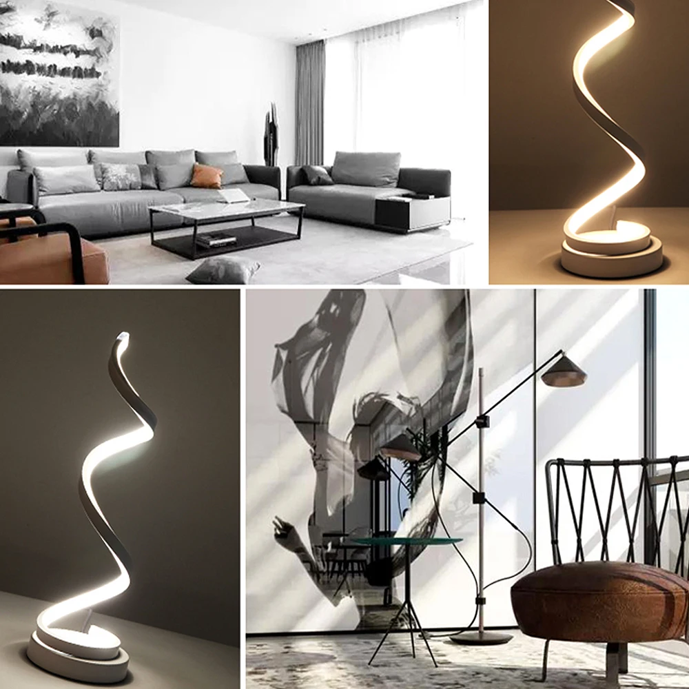  Modern 20W LED Table Lamp for Home Bedroom Reading Desk Light Bedside Lamp Study Eye Protect US/EU 
