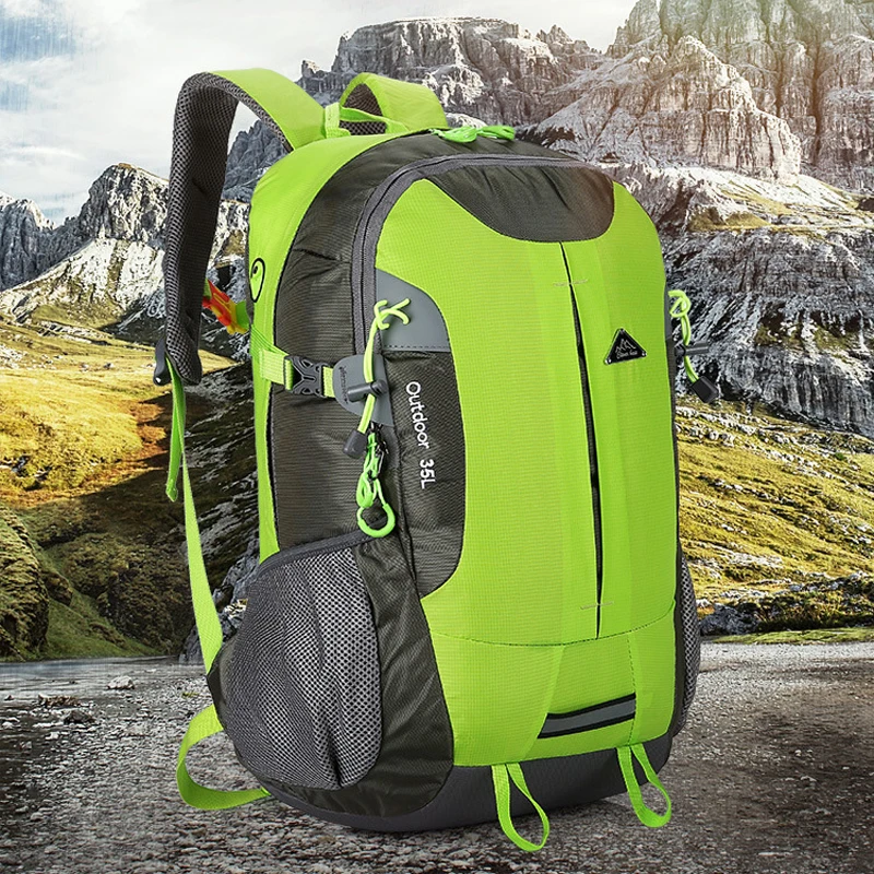 

35L Outdoor Rain Cover Backpack for Hiking Ultralight Trekking Travel Sports Backpack Bags Mochila Impermeable Mujer 16 Colors