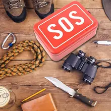 Мини SOS выживания железный ящик для выживания в поле Набор для хранения на открытом воздухе аварийный открытый кемпинг езда Путешествия инструмент выживания коробка