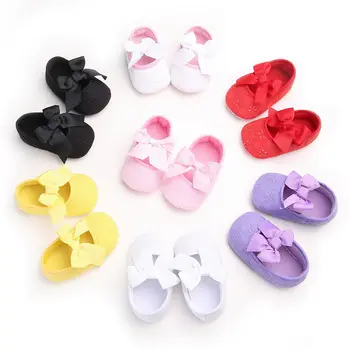 

Cute Lovely Casual Shoes Baby Girl Soft Sole Bow Crib Shoes Floral Slip-On Spring Autumn Shoes Outfit 0-18M 5 Color