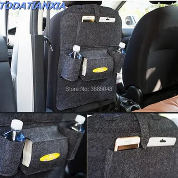 

Car seat storage bag auto seat back bag FOR toyota corolla 2014 mitsubishi pajero mazda cx-5 3 2010 ford focus suzuki vitara