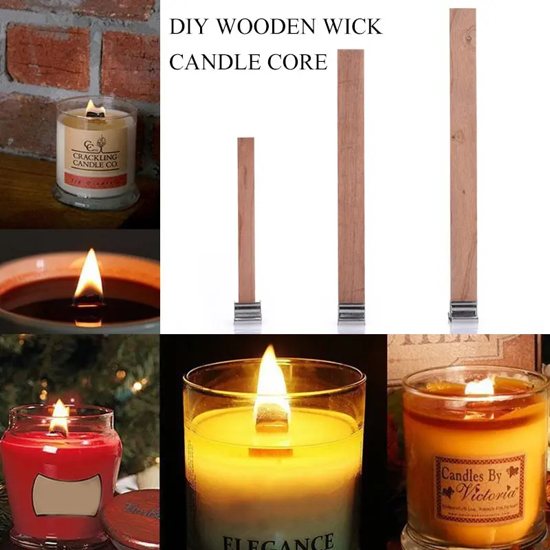 Cotton Core Candle Wicks Smokeless Creative Waxed Wicks 10PCS/Set DIY Cotton Thread Economicin