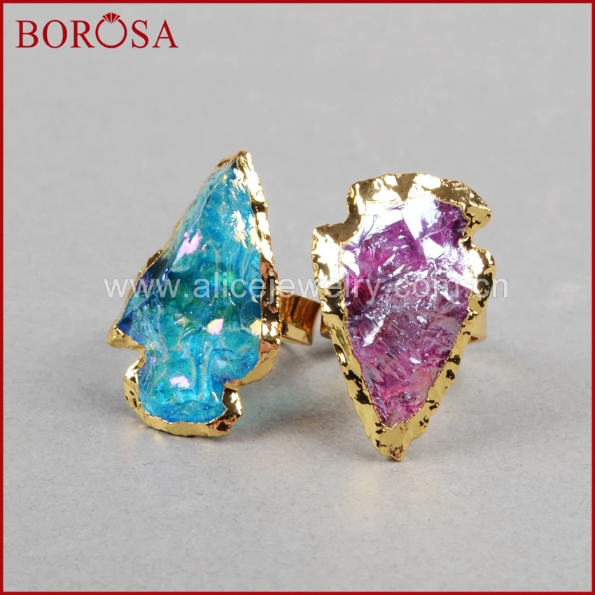 BOROSA 5 шт. стрелка стандартное титановое кварцевое кольцо ювелирные изделия