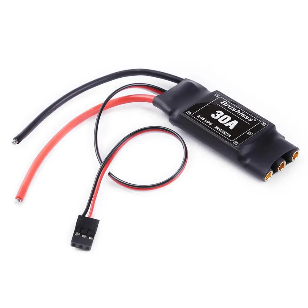Rc Brushless 30A ESC 2-4S Electric Speed Controller with 5V 2A BEC For Rc Multicopter helicopter